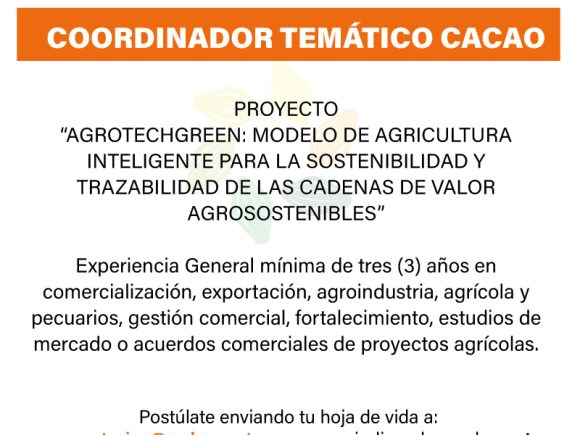 COORDINADOR TEMÁTICO CACAO