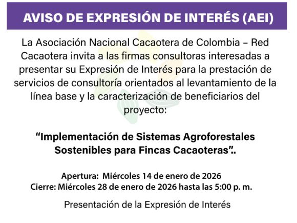 AVISO DE EXPRESIÓN DE INTERÉS (AEI)