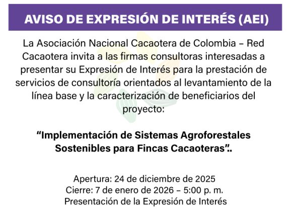 AVISO DE EXPRESIÓN DE INTERÉS (AEI)