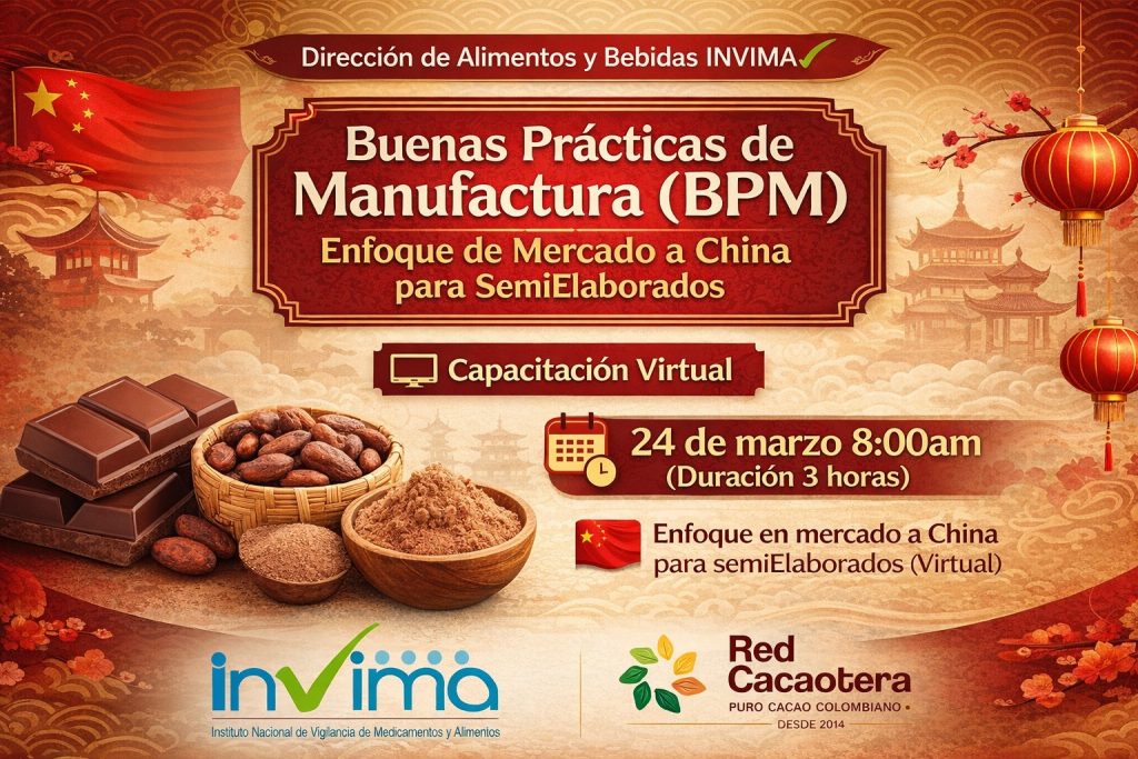 CAPACITACIÓN VIRTUAL ¡Oportunidad para el sector cacaotero!