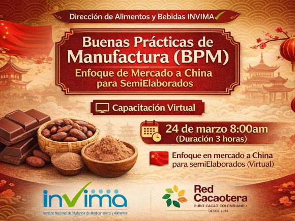 CAPACITACIÓN VIRTUAL ¡Oportunidad para el sector cacaotero!